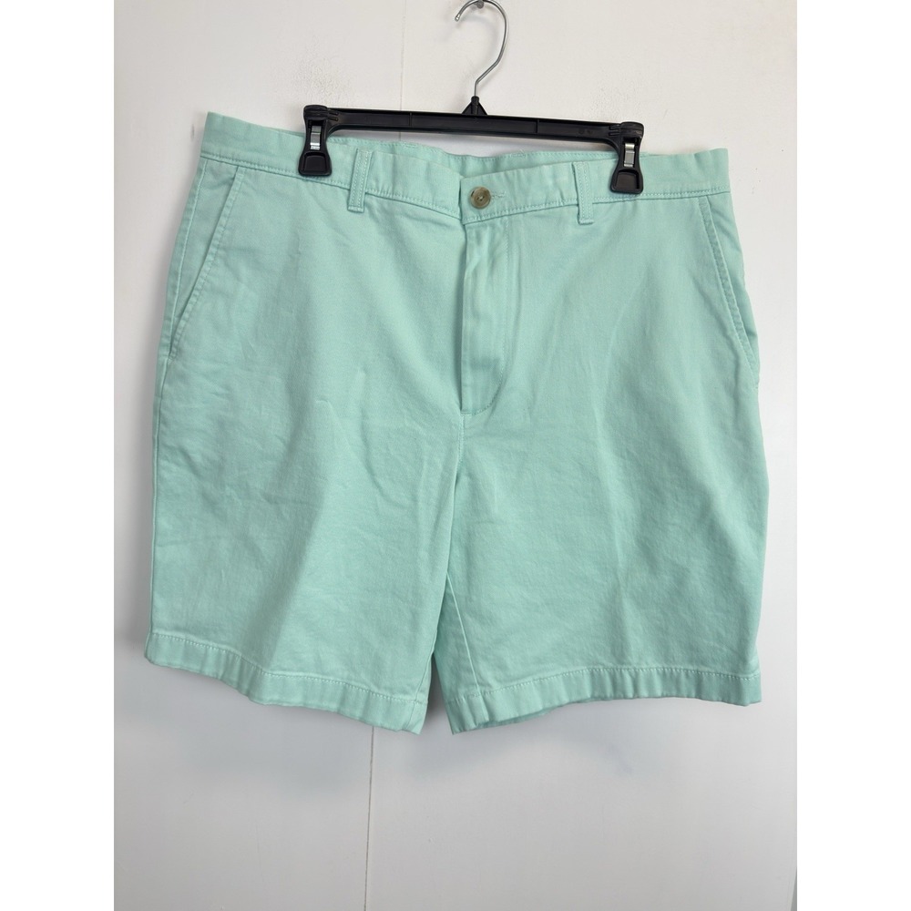 Roundtree &‎ Yorke Cotton Shorts Men's 38 Mint Golf Preppy Flat Front 9"